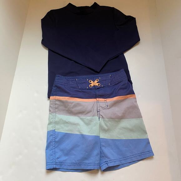 Cat & Jack Rash Guards Swim Bottoms Trunks Mix & Match Bundle Set - Picture 2 of 3